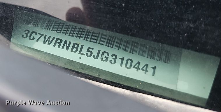 image for item DP0979 2018 Dodge Ram 5500HD utility / service truck