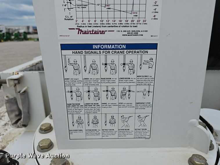 image for item DP0982 2012 Dodge Ram 5500HD utility / service truck