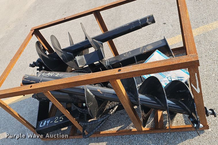 image for item DP1018 (3) Agrotk SSECAG-Y skid steer augers