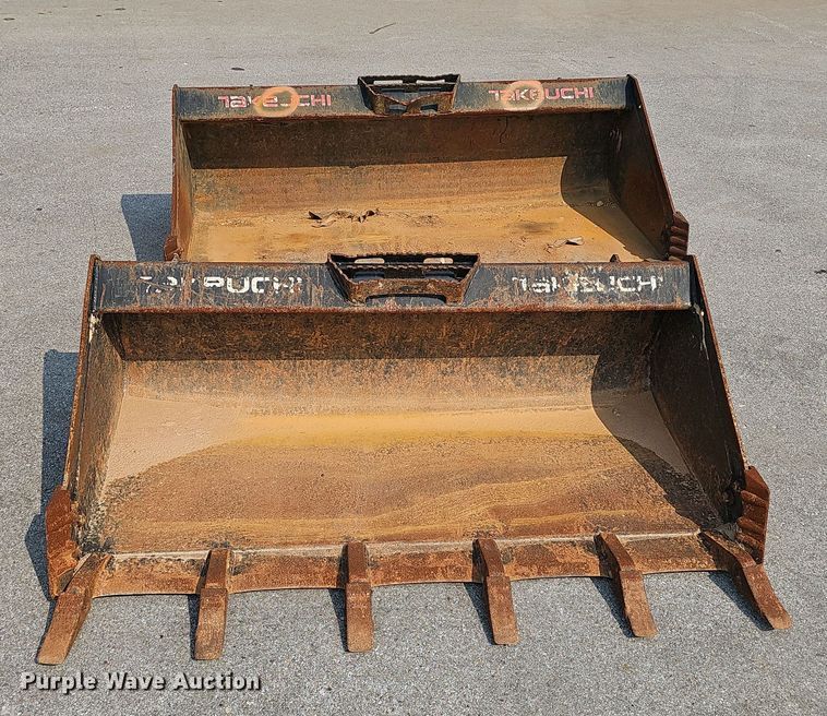 image for item DP1030 (2) skid steer buckets