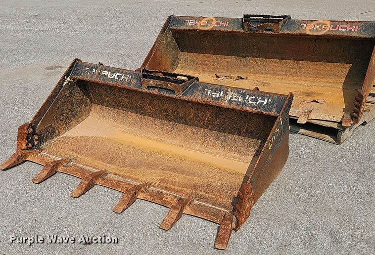 image for item DP1030 (2) skid steer buckets