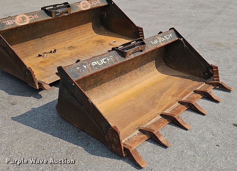 image for item DP1030 (2) skid steer buckets