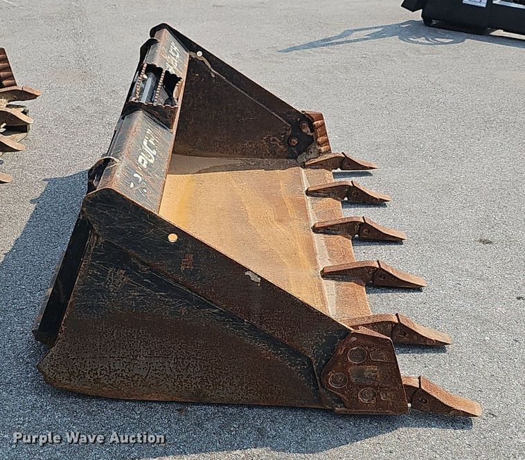 image for item DP1030 (2) skid steer buckets