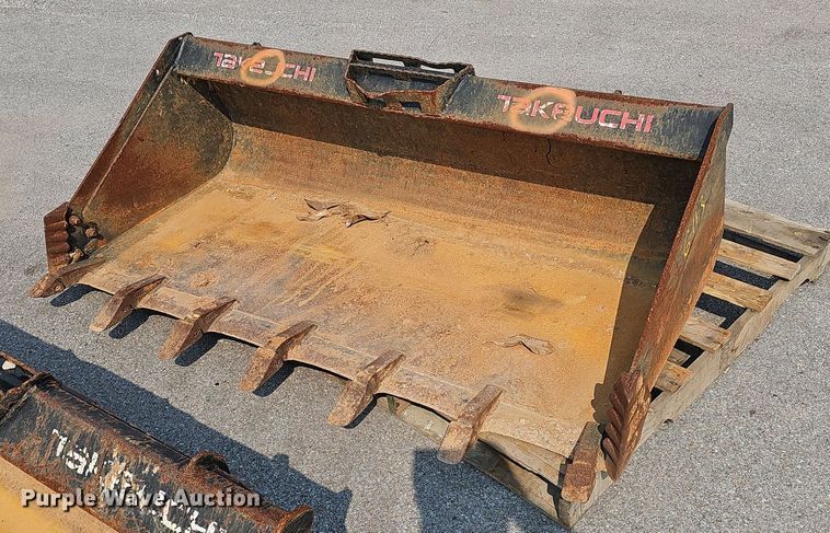 image for item DP1030 (2) skid steer buckets