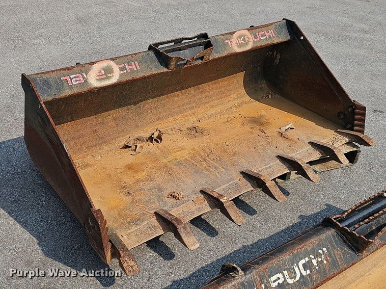 image for item DP1030 (2) skid steer buckets