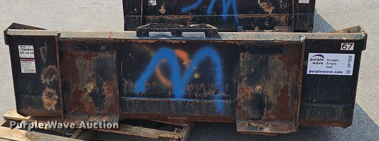 image for item DP1030 (2) skid steer buckets