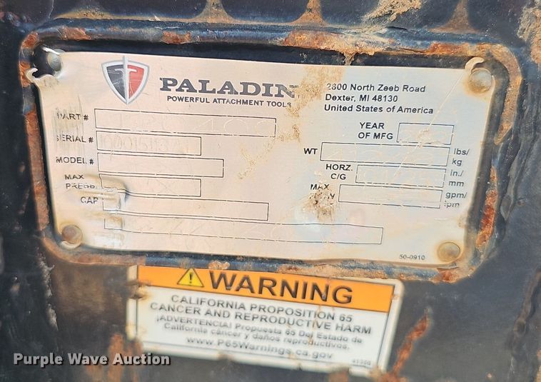 image for item DP1030 (2) skid steer buckets