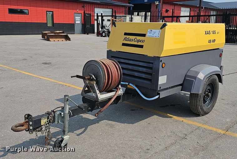 image for item DP1034 2014 Atlas Copco XAS 185 JD7 TBV air compressor