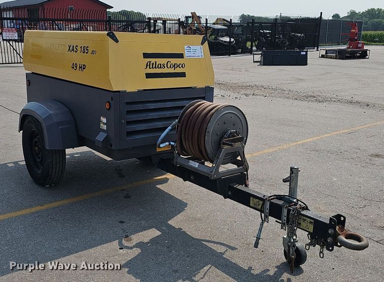 image for item DP1034 2014 Atlas Copco XAS 185 JD7 TBV air compressor