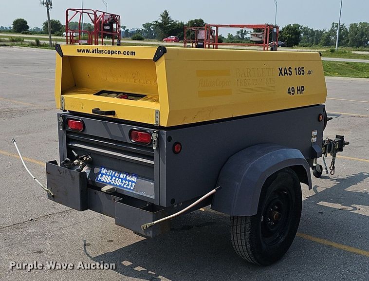 image for item DP1034 2014 Atlas Copco XAS 185 JD7 TBV air compressor