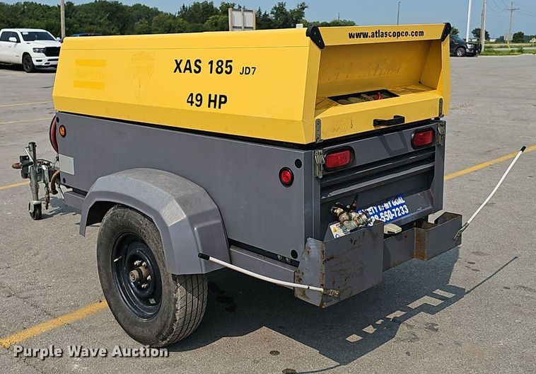 image for item DP1034 2014 Atlas Copco XAS 185 JD7 TBV air compressor