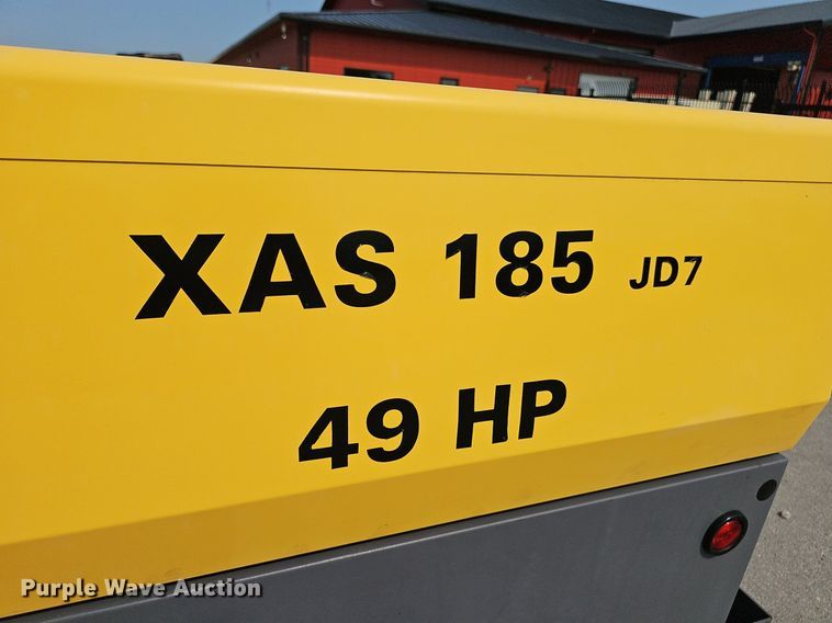 image for item DP1034 2014 Atlas Copco XAS 185 JD7 TBV air compressor