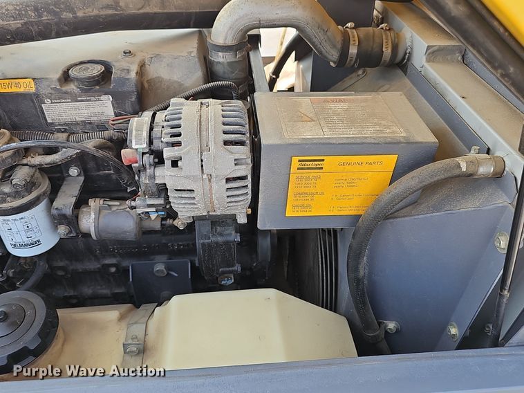 image for item DP1034 2014 Atlas Copco XAS 185 JD7 TBV air compressor