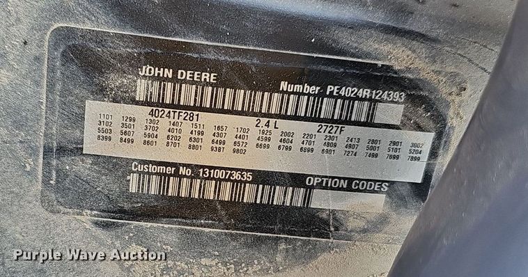 image for item DP1034 2014 Atlas Copco XAS 185 JD7 TBV air compressor