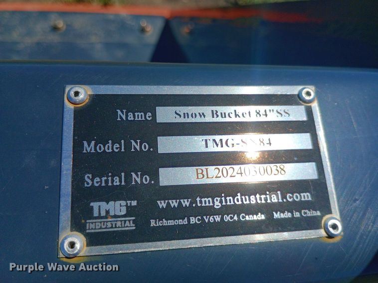 image for item DP1183 TMG TMG-SN84 skid steer bucket