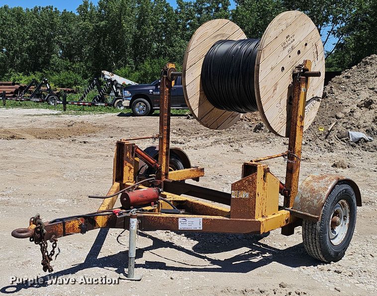 image for item DP6472 Shop built reel trailer