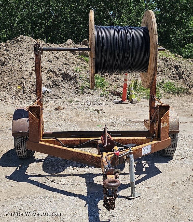 image for item DP6472 Shop built reel trailer