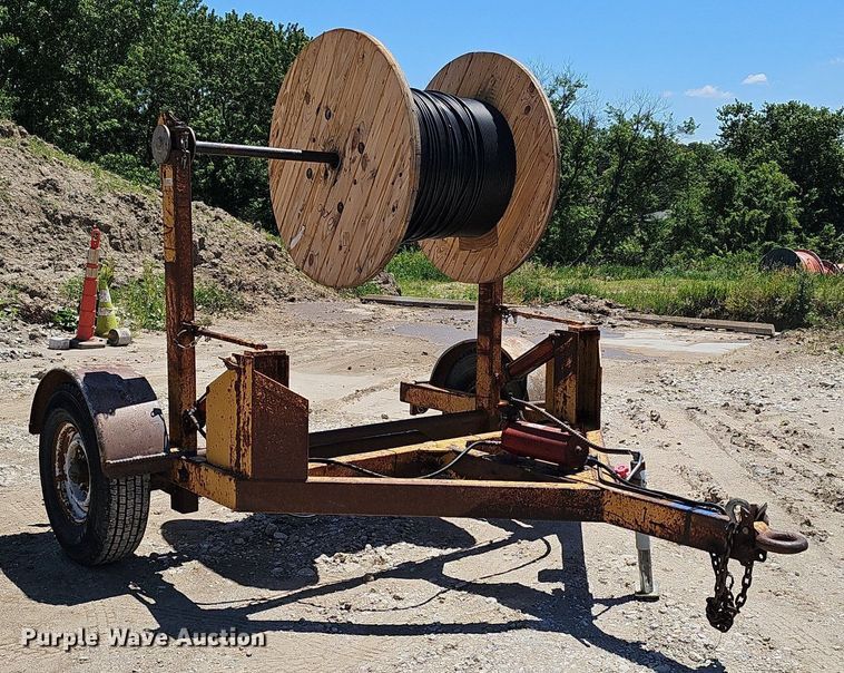 image for item DP6472 Shop built reel trailer