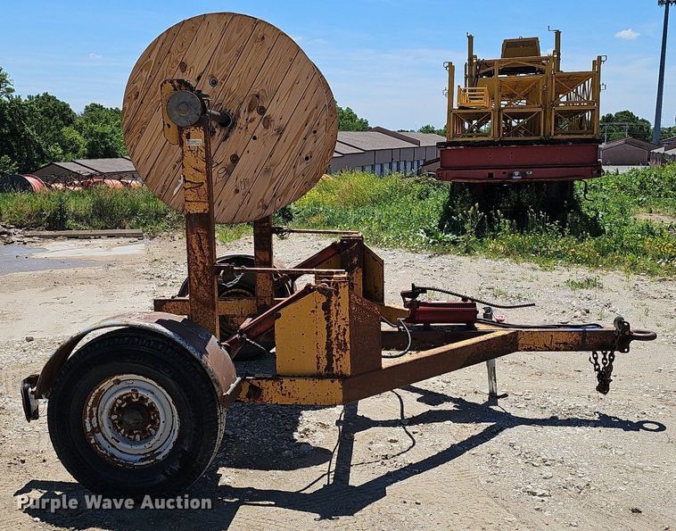 image for item DP6472 Shop built reel trailer