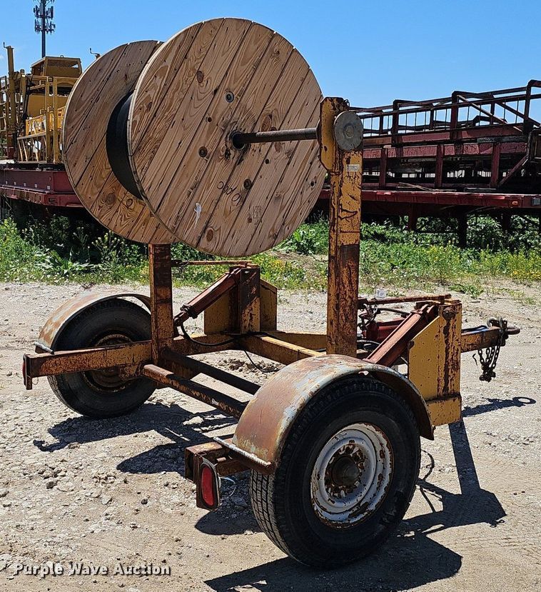 image for item DP6472 Shop built reel trailer
