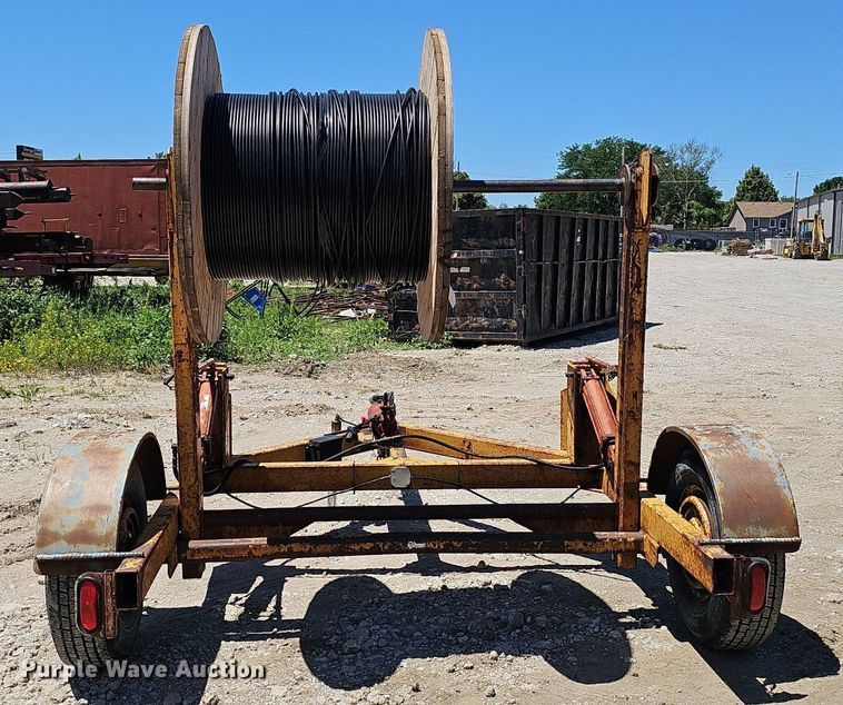 image for item DP6472 Shop built reel trailer