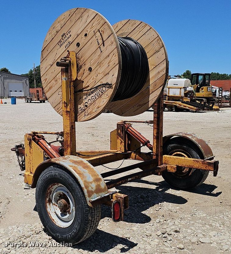 image for item DP6472 Shop built reel trailer