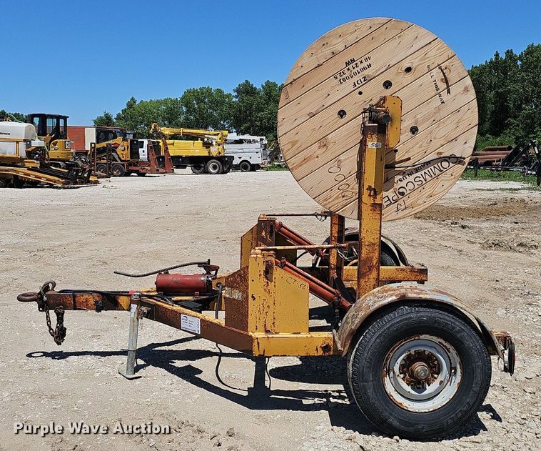image for item DP6472 Shop built reel trailer