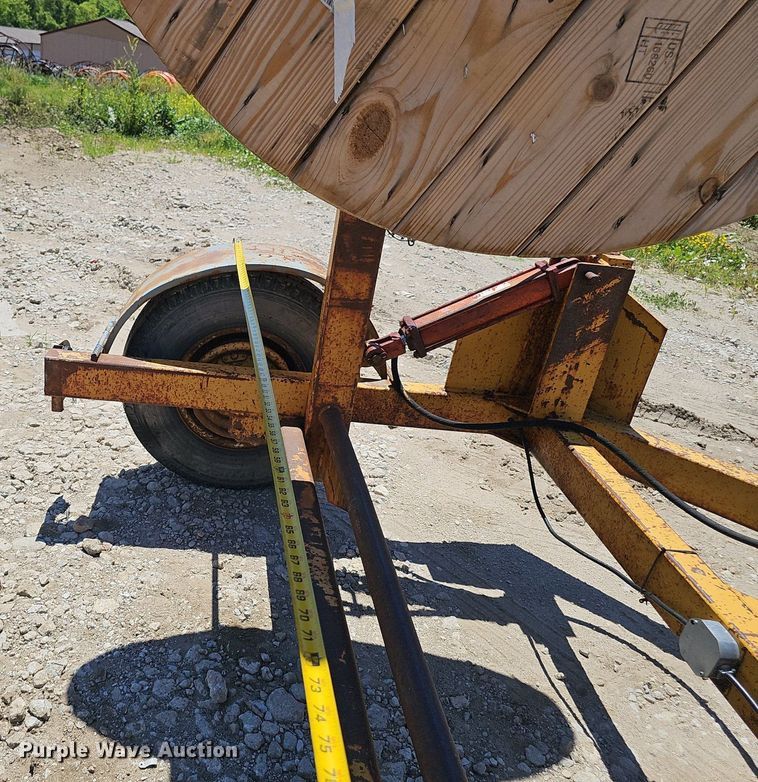 image for item DP6472 Shop built reel trailer