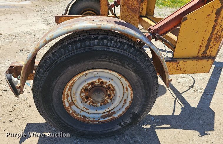 image for item DP6472 Shop built reel trailer