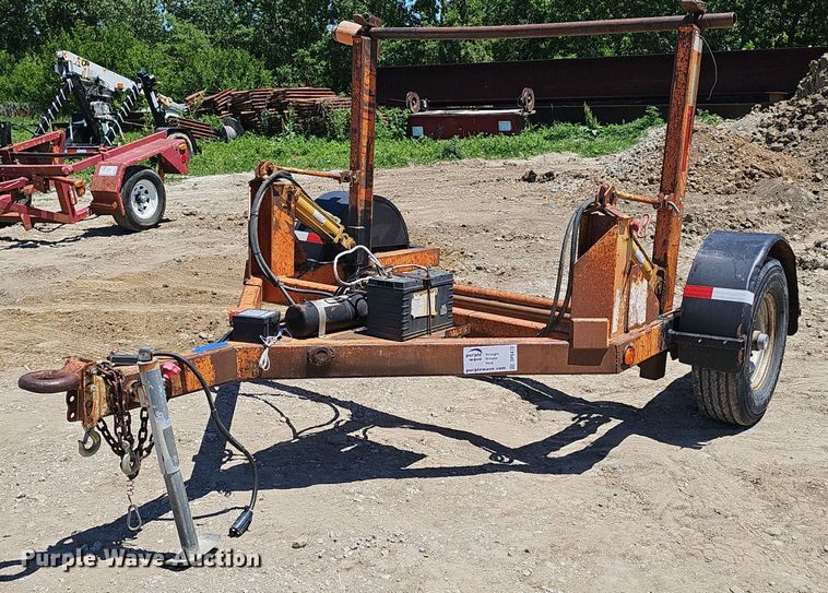 image for item DP6473 Shop built  reel trailer