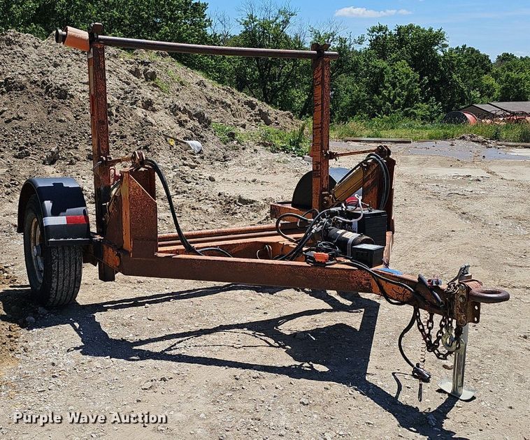 image for item DP6473 Shop built  reel trailer