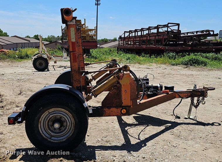 image for item DP6473 Shop built  reel trailer
