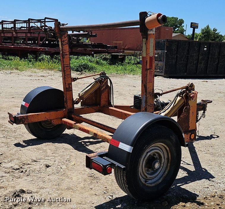 image for item DP6473 Shop built  reel trailer