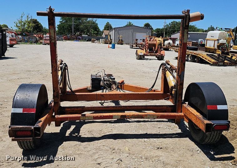 image for item DP6473 Shop built  reel trailer