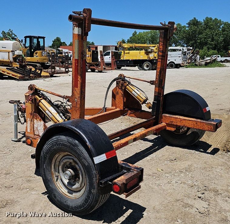 image for item DP6473 Shop built  reel trailer