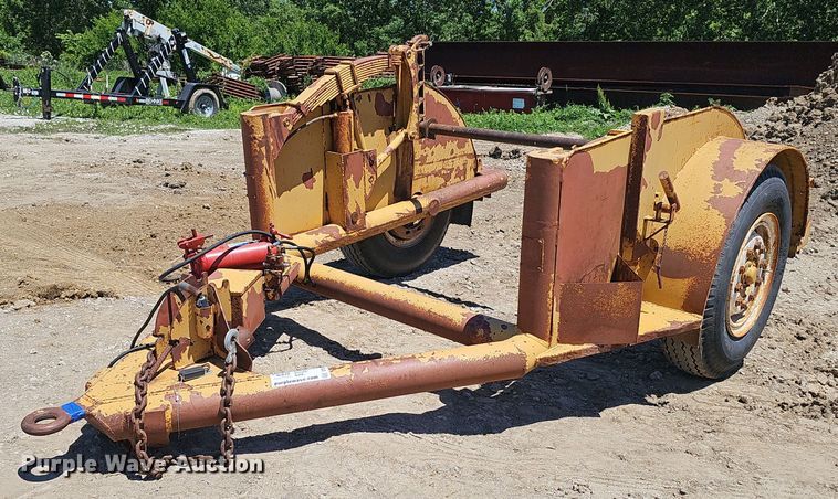 image for item DP6478 Shop built  reel trailer