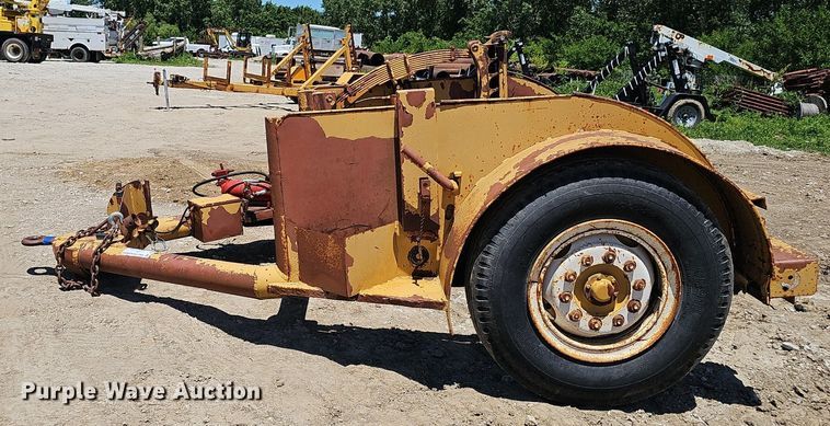 image for item DP6478 Shop built  reel trailer