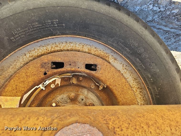 image for item DP6478 Shop built  reel trailer