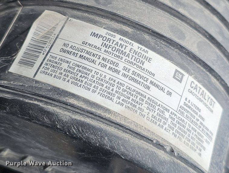 image for item DP6482 2005 Chevrolet C4500 bucket truck