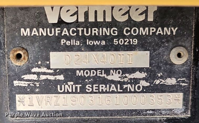 image for item DP6483 2006 Vermeer  D24x40II Navigator  directional boring unit