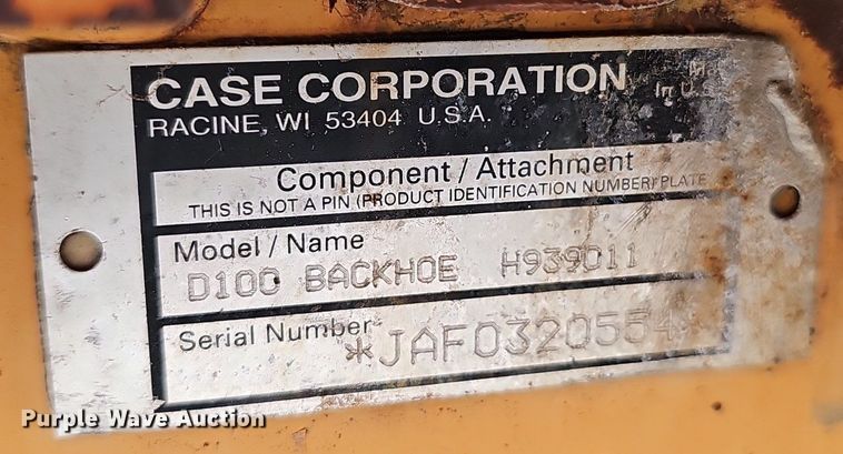 image for item DP6485 2000 Case 360 vibratory cable plow