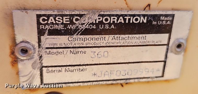 image for item DP6485 2000 Case 360 vibratory cable plow