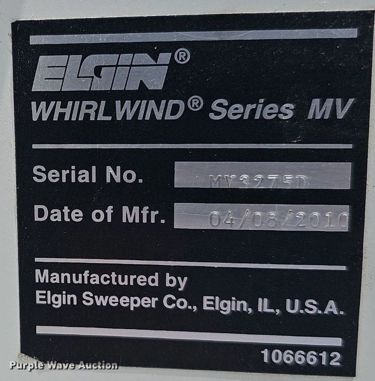 image for item DP6490 2009 Nissan 3300 street sweeper truck