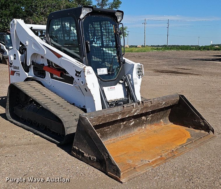 image for item DP6496 2022 Bobcat T770 tracked skid steer loader