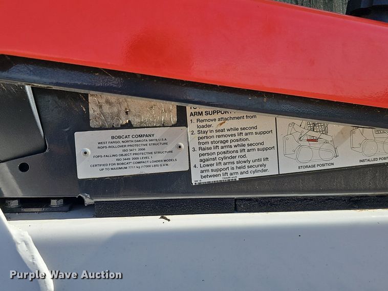 image for item DP6497 2022 Bobcat T770 tracked skid steer loader