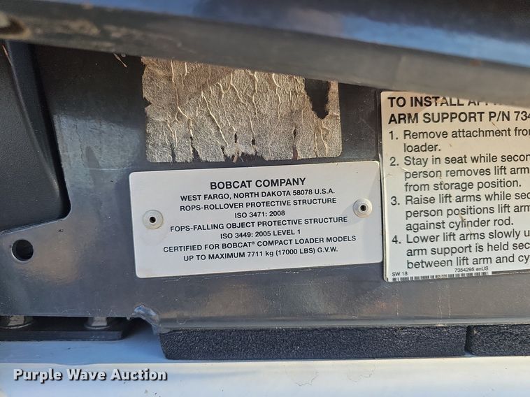 image for item DP6504 2022 Bobcat T770 tracked skid steer loader