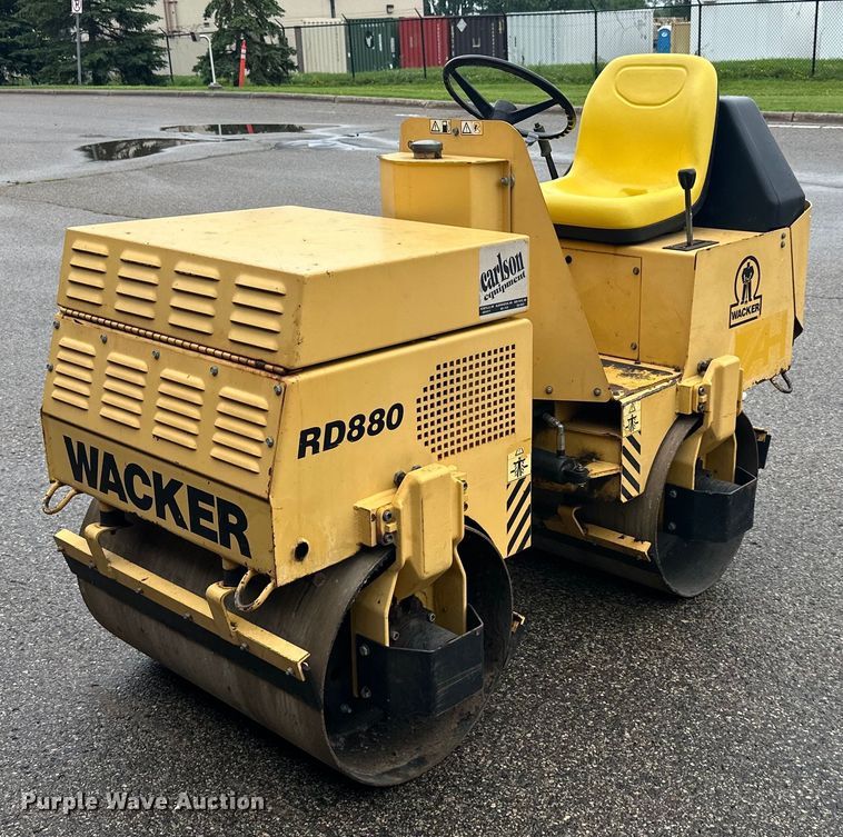 image for item DP8407 1997 Wacker RD880V double drum vibratory roller