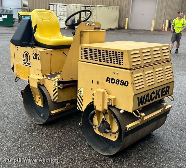 image for item DP8407 1997 Wacker RD880V double drum vibratory roller