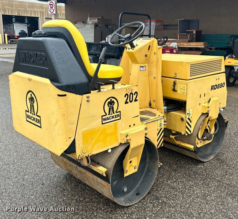 image for item DP8407 1997 Wacker RD880V double drum vibratory roller