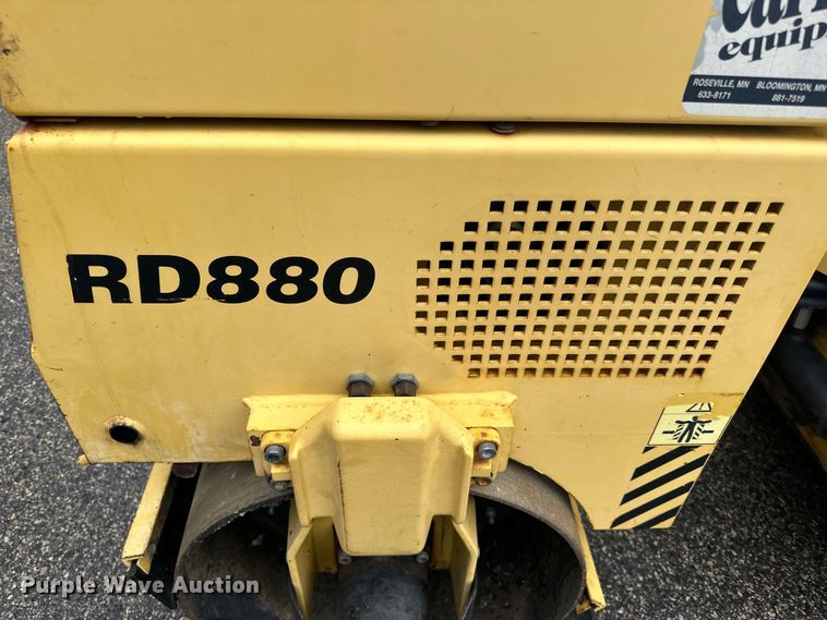 image for item DP8407 1997 Wacker RD880V double drum vibratory roller